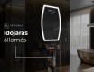LED Fürdőszobai Tükör Irreguláris Formával M222 #7