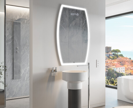 LED Fürdőszobai Tükör Irreguláris Formával M222 #9