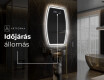 LED Fürdőszobai Tükör Irreguláris Formával M223 #6