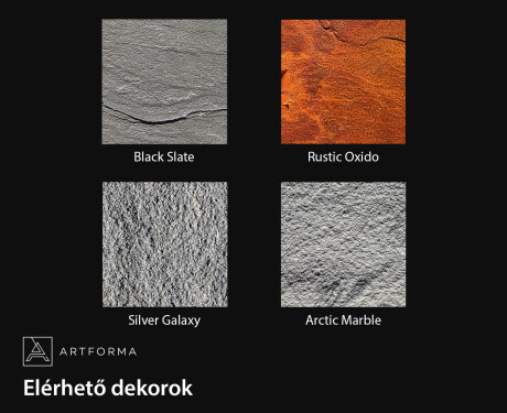 Lekerekített tükör kőkeretben L293 #2