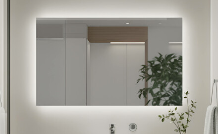 Megvilágított fürdőszobatükör 60x80/80x60 cm semleges fényű 4500K