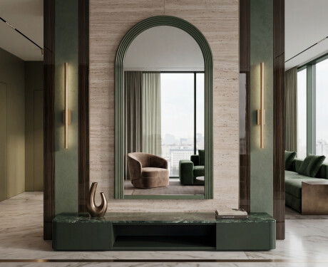 Modern tükör lakkozott ARCUS MDF kerettel