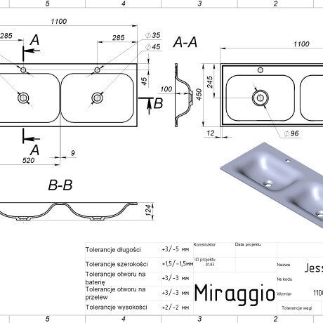 JESSEL 1200-2 mosdó #4