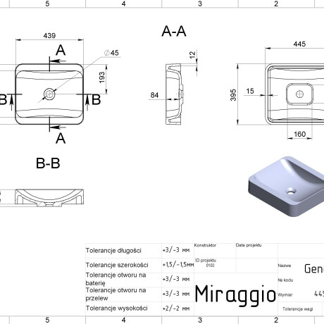 GENEVA MIRASOFT mosdó #1