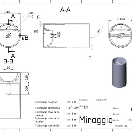 COSMO MIRASOFT mosdó #5