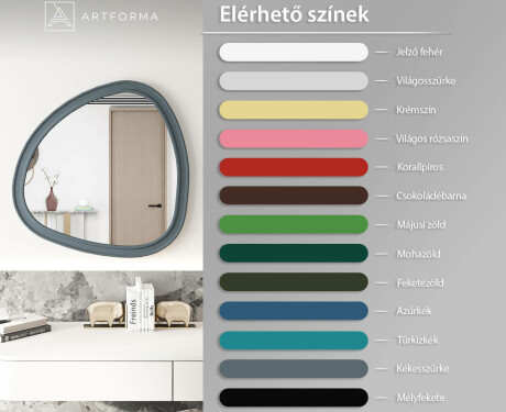 Szabálytalan tükör MDF kerettel L302 #3