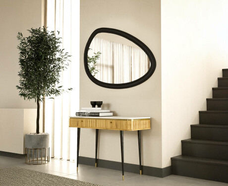 Aszimmetrikus tükör dekoratív MDF kerettel L304 #8