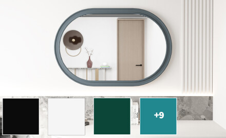 Fürdőszobai tükör MDF kerettel L301