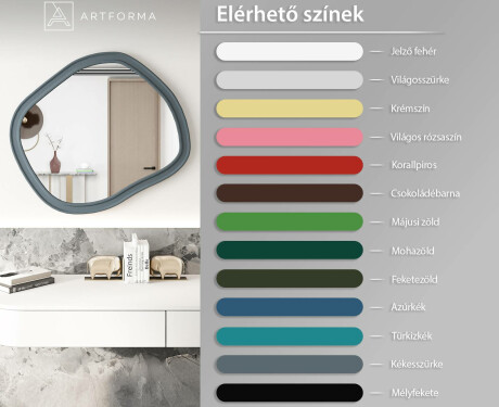 Egyedi méretű fürdőszobai tükör MDF kerettel L303 #3