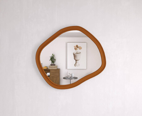 Egyedi méretű fürdőszobai tükör MDF kerettel L303 #9