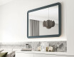 Lekerekített tükör MDF kerettel L299