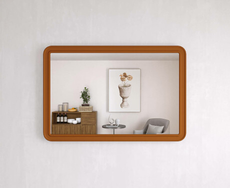 Lekerekített tükör MDF kerettel L299 #2
