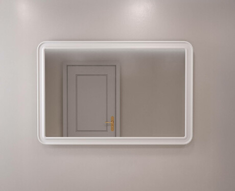 Lekerekített tükör MDF kerettel L299 #5