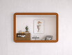 Lekerekített tükör MDF kerettel L299 #10