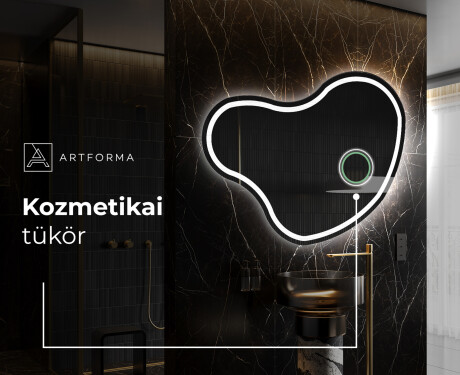 LED Fürdőszobai Tükör Irreguláris Formával N223 #4