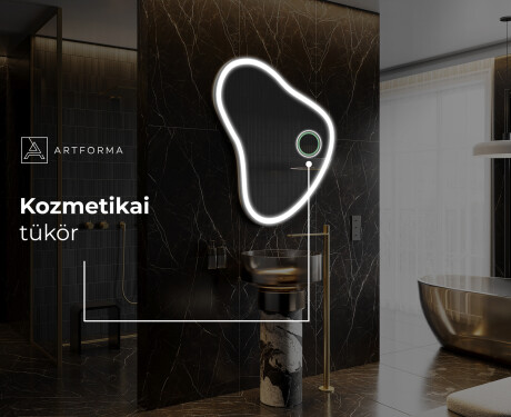 LED Fürdőszobai Tükör Irreguláris Formával V222 #6
