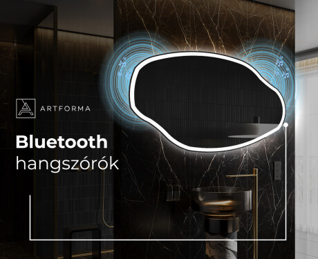LED Fürdőszobai Tükör Irreguláris Formával O222 #5