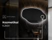 LED Fürdőszobai Tükör Irreguláris Formával O223 #4