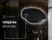 LED Fürdőszobai Tükör Irreguláris Formával O223 #6