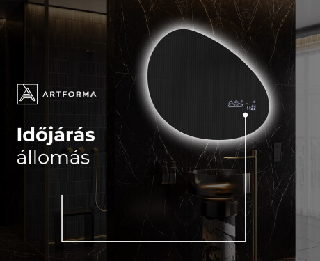 LED Fürdőszobai Tükör Irreguláris Formával H221 #7
