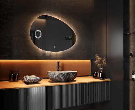 LED Fürdőszobai Tükör Irreguláris Formával H221 #10
