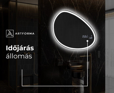 LED Fürdőszobai Tükör Irreguláris Formával H222 #9
