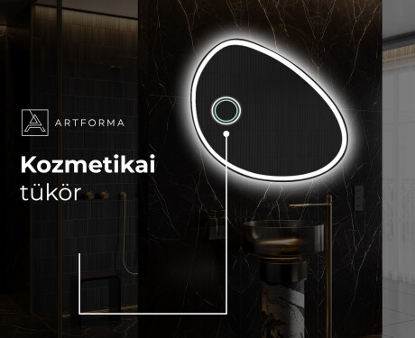 LED Fürdőszobai Tükör Irreguláris Formával H222 #5