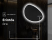 LED Fürdőszobai Tükör Irreguláris Formával H222 #8