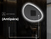 LED Fürdőszobai Tükör Irreguláris Formával H222 #9