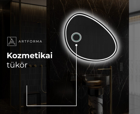LED Fürdőszobai Tükör Irreguláris Formával H223 #5
