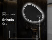 LED Fürdőszobai Tükör Irreguláris Formával H223 #8