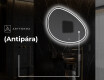 LED Fürdőszobai Tükör Irreguláris Formával H223 #9
