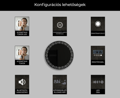 Fürdőszoba Tükör Világítással LED L35 #8