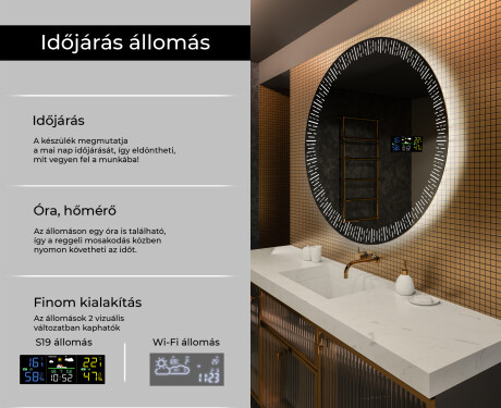 Fürdőszoba Tükör Világítással LED L35 #2