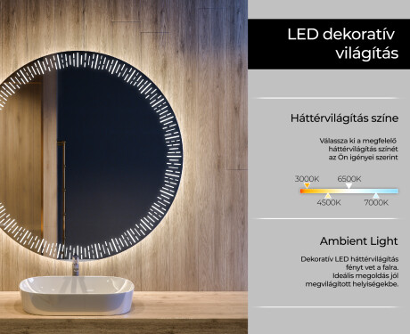 Fürdőszoba Tükör Világítással LED L35 #4