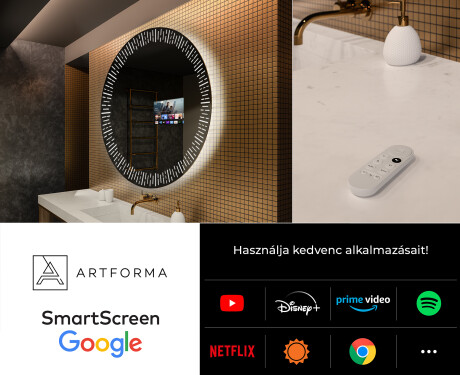 Fürdőszoba Tükör Világítással LED L35 #7