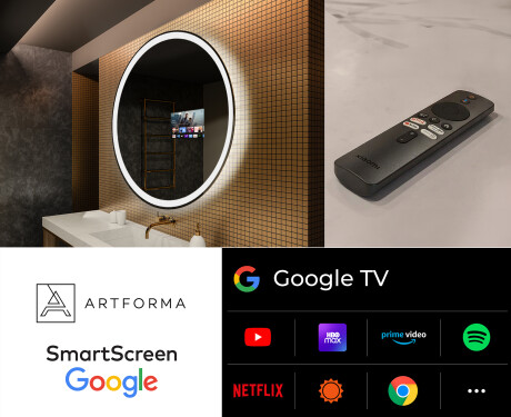 Fürdőszoba Tükör Világítással LED L76 #8