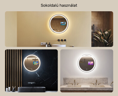 Fürdőszoba Tükör Világítással LED L76 90cm - SmartScreen, DualColor #2
