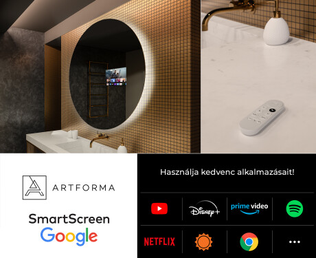 Fürdőszoba Tükör Világítással LED L82 #6
