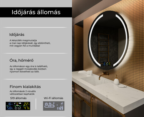 Fürdőszoba Tükör Világítással LED L97 #2