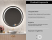Fürdőszoba Tükör Világítással LED L98 #6