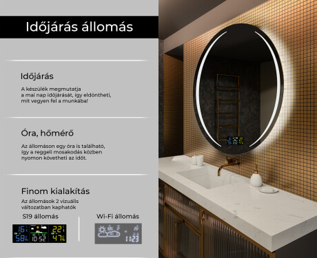 Fürdőszoba Tükör Világítással LED L99 #2