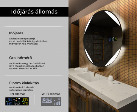 Fürdőszoba Tükör Világítással LED L114 #2