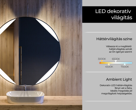 Fürdőszoba Tükör Világítással LED L114 #4