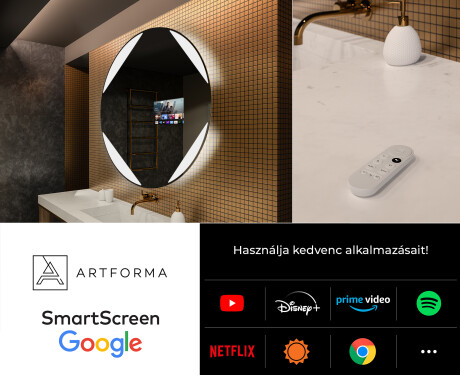 Fürdőszoba Tükör Világítással LED L114 #7