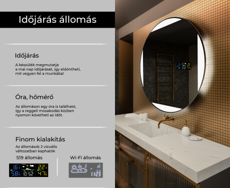 Fürdőszoba Tükör Világítással LED L116 #2