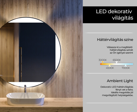 Fürdőszoba Tükör Világítással LED L116 #4