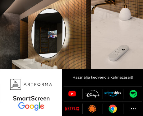 Fürdőszoba Tükör Világítással LED L116 #7