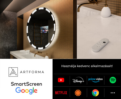 Fürdőszoba Tükör Világítással LED L117 #7