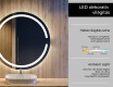 Fürdőszoba Tükör Világítással LED L118 #4